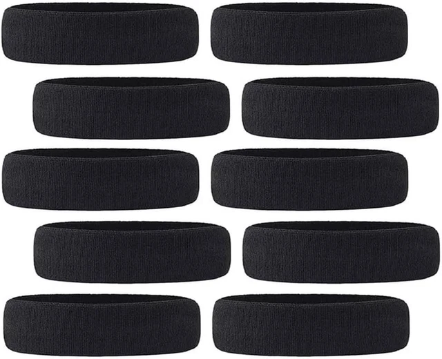 10Pz Fascia Antisudore,Tergisudore per La Fronte,Sudore Testa per Ciclismo,Sport