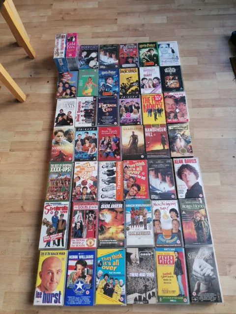 Job Lot Of VHS Videos, 45 In Total