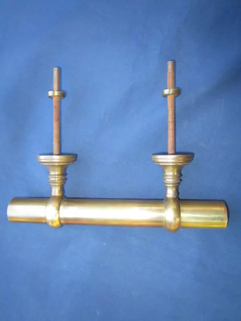Poignée bâton de berger fixe ancienne laiton porte d'entrée longueur 24 cm