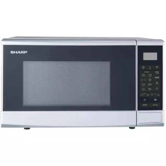 Sharp R270S Mikrowelle 20l Garraum, 800 Watt, Drehteller , LCD-Display, 10 Leist