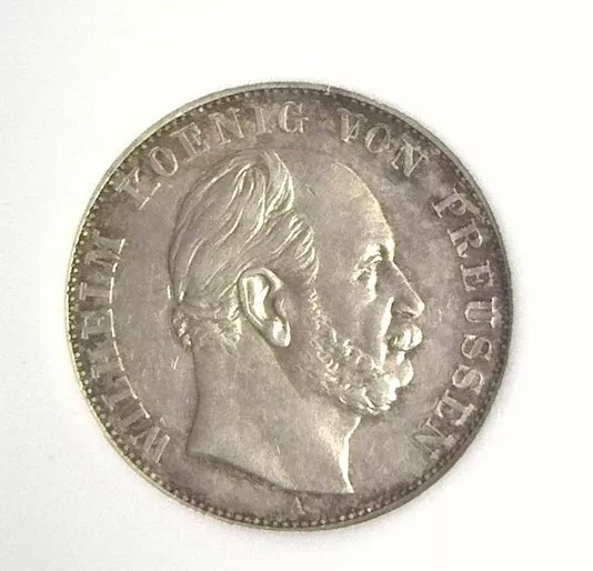 Prussia 1871-A Thaler Nearly Incirculated German States