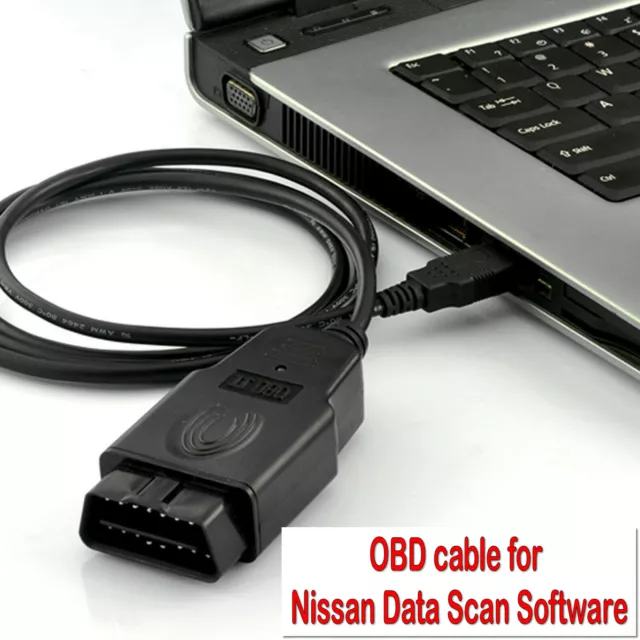 OBD2 USB DIAGNOSTIC Interface Cable suitable for Nissan DataScan II Software  £16.95 - PicClick UK