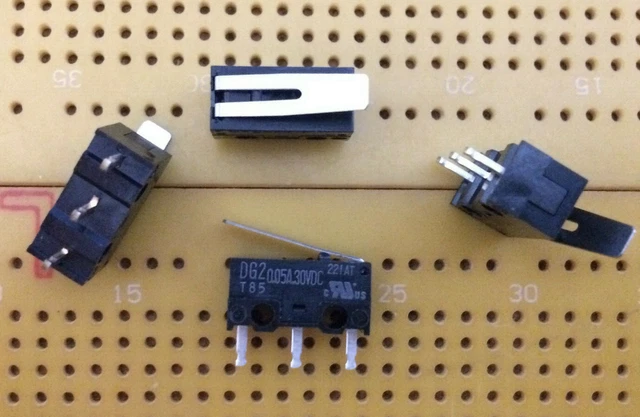 5A 250Vac SPDT Leva Cerniera Sub Minature Lato PCB Microswitch - Foto 9