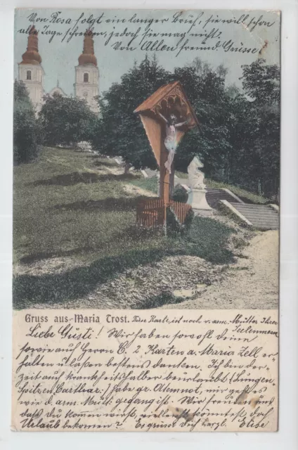 AK Graz, Maria Trost, Bildstock, 1903