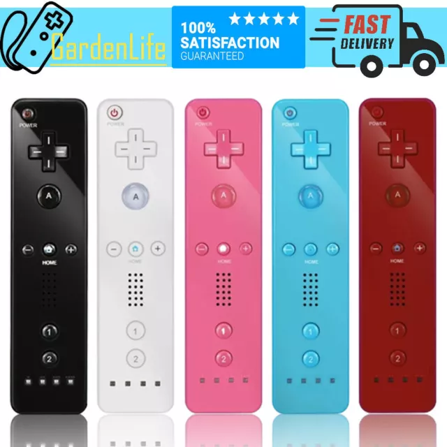 For Nintendo Wii / Wii U 2 in 1 Remote Motion Plus Controller Nunchuk Wiimote UK