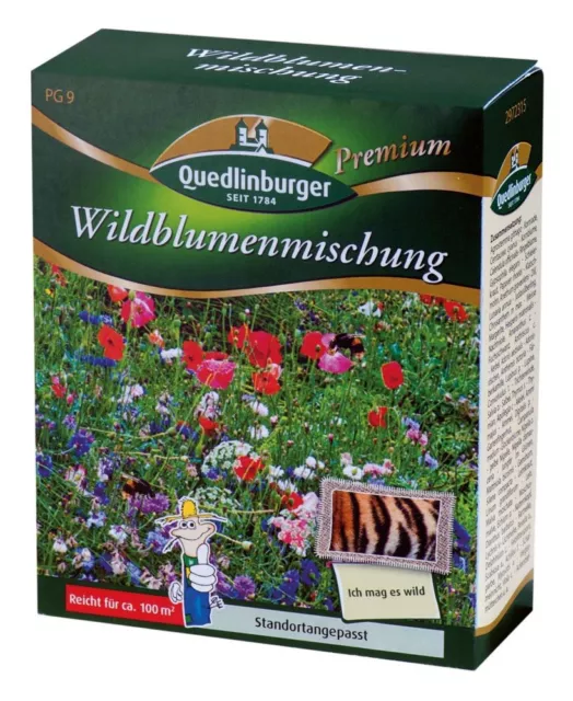 Wildblumenmischung OHNE Gräser Saatgut Blumensamen 100 m² Saat Blumenmischung