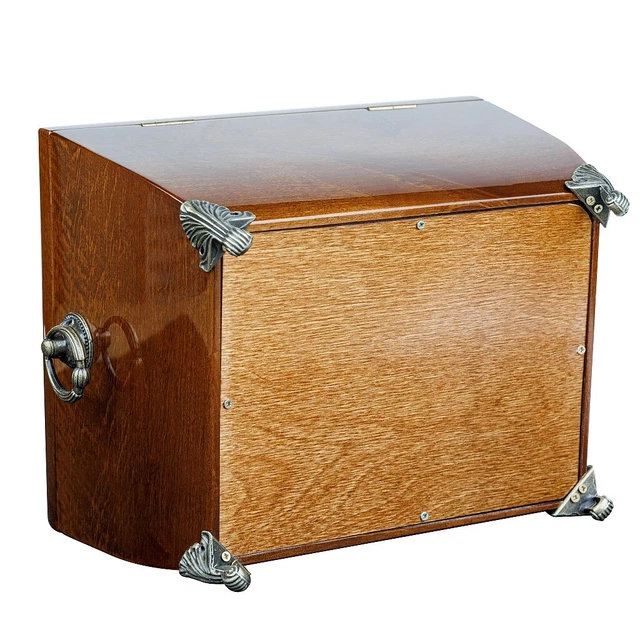 Denkmal Öffnung Urne Für Mensch Asche, Urne Mit Ort Für Gedenkstätten, Holz Urne 3