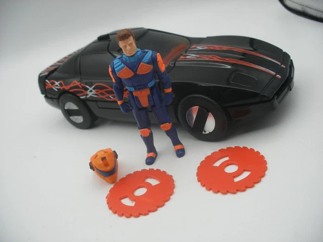 M.A.S.K RAVEN CORVETTE C4 & CALHOUN BURNS 100% COMPLETE 1986 KENNER WORKS! - Boonsart shop