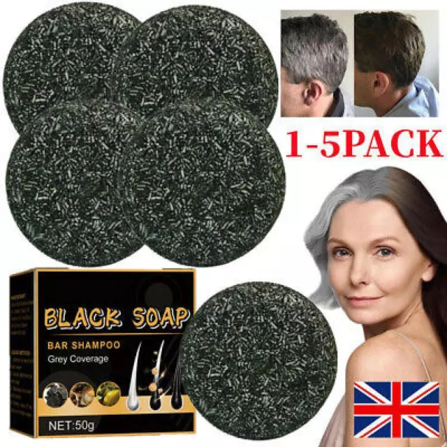 1-5PCS Spartan - Gray Hair Reverse Bar, Spartan Gray Hair Reverse Bar Shampoo UK