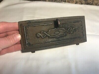 Vintage Ornate Cast Iron Small Door Cover Piece