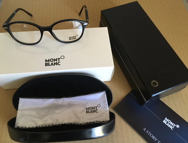 Étui Pour Lunettes De Soleil Mont Blanc - Neuf Avec étiquettes, Couleur Noire Unisexe