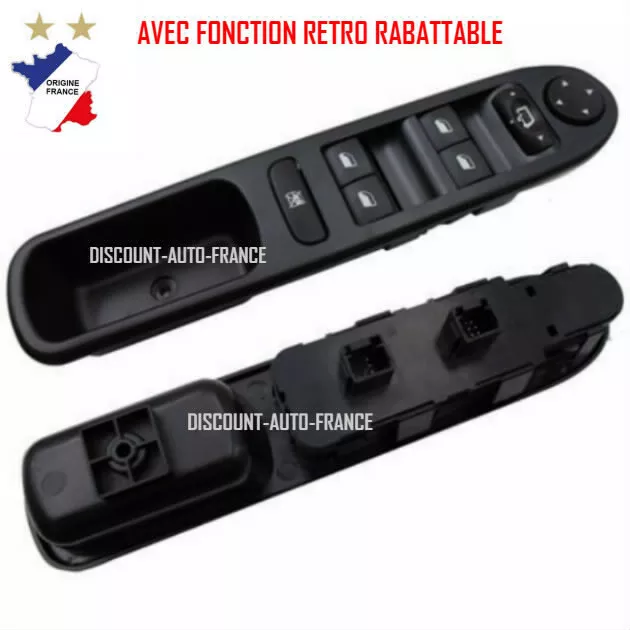 interrupteur bouton commutateur leve vitre CITROEN C4  retro rabattable 6554.HA 2