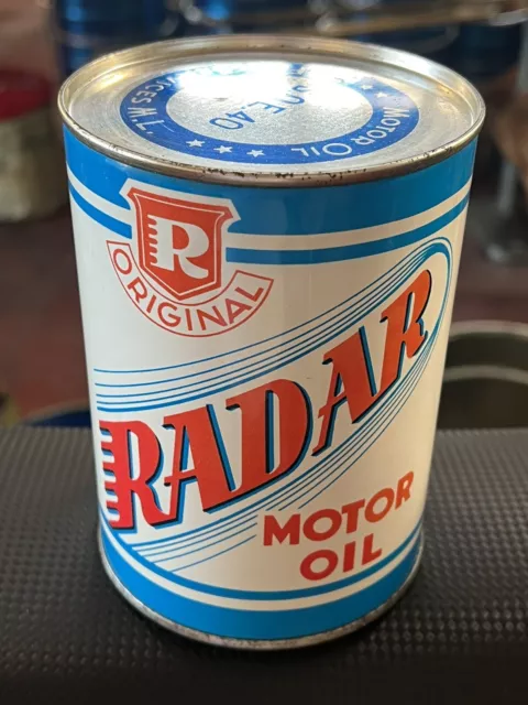 Latta Olio Motore Vintage Radar Rara