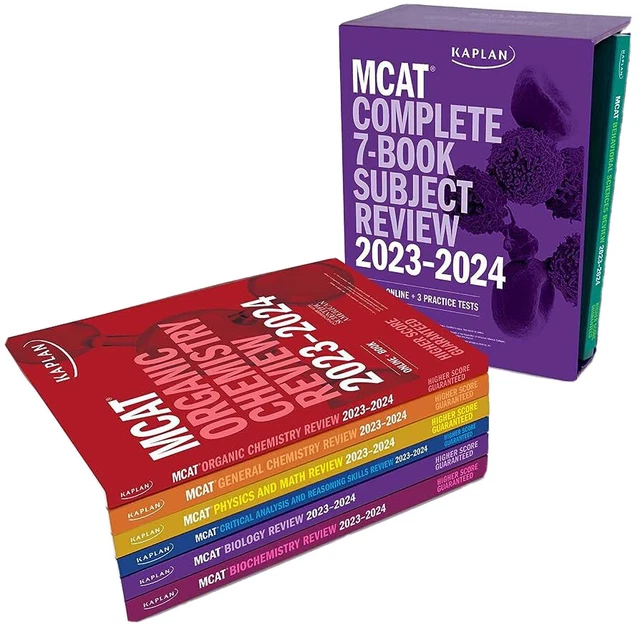 MCAT COMPLETE 7BOOK Subject Review 20232024, Set Includes Books