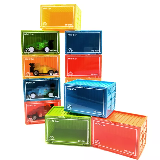 1/64 Diecast Model Car Color Display Box Storage Box For MiniGT