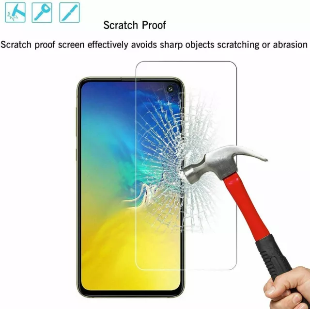 For Samsung Galaxy S10e Premium Real Tempered Glass Screen Protector (3 Pack) 2