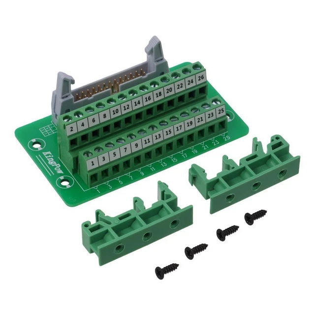 26PIN MALE CONNECTOR PLC Interface Terminal Board Terminal Block ...
