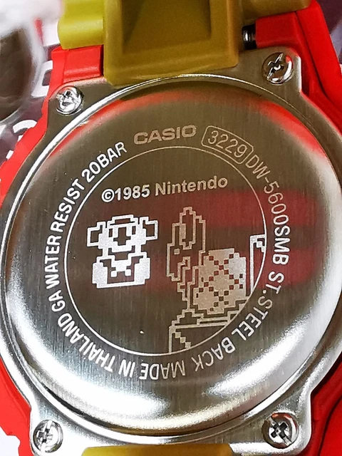 G-SHOCK CASIO SUPER Mario Bros DW-5600SMB-4JR Limited Edition 2022 Men ...
