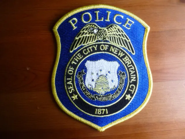 CITY OF NEW BRITAIN CONNECTICUT POLICE Patch CT DEPT USA obsolete Original