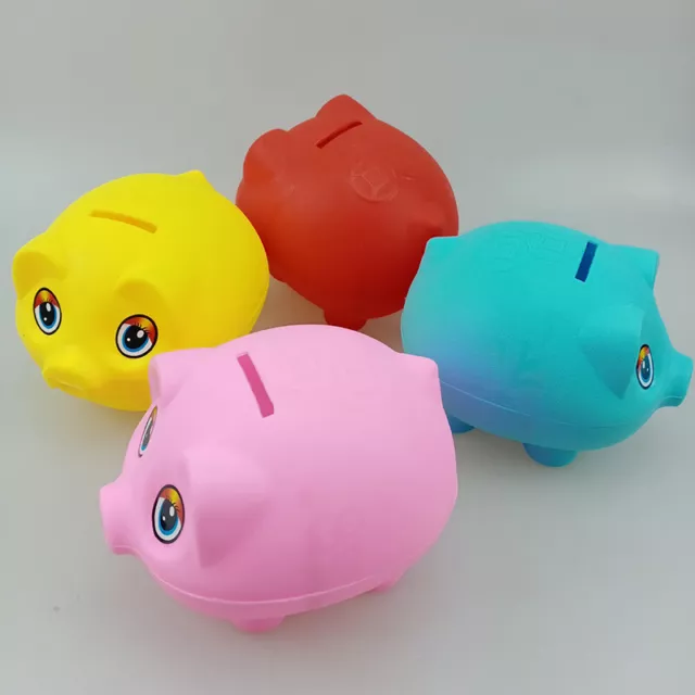 Lovely Money Boxes Cute Piggy Bank Plastic Pig Money Bank Storage Kids Toys