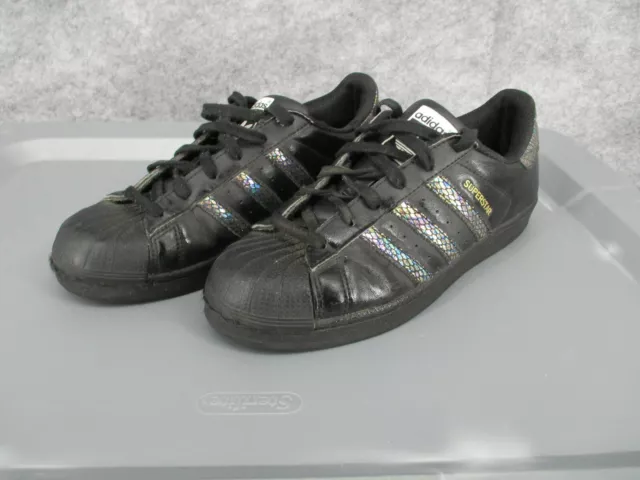 adidas Superstar Snake 5.5 Lace Up Womens Sneakers Shoes Casual - Black,Multi