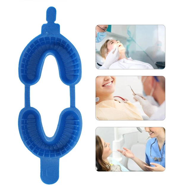 50Pcs/Set Disposable Fluoride Tray Dual Arch Trays Dental Accessory Tools(L Dso