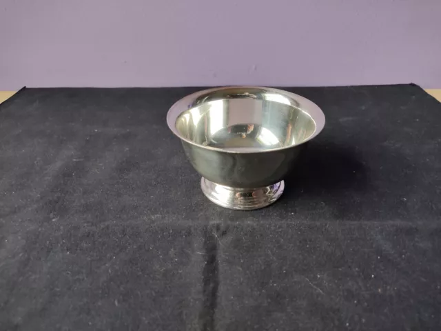 EPC Poole Silver Co. Sterling Footed Bowl # 527