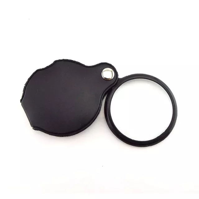 Mini 10X Magnifying Glass Folding Pocket Magnifier Bigeye Glass Loupe Jewelry