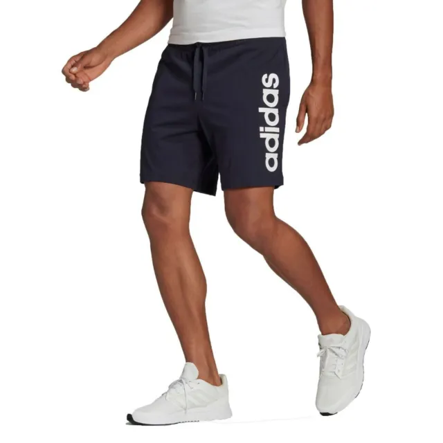 Pantaloncini Bermuda ADIDAS da Uomo Cotone Shorts Blu con Tasche Padel Tennis S