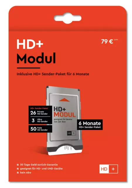 HD+ Modul inkl. HD+ Karte (6 Monate) für Sat NEU OVP