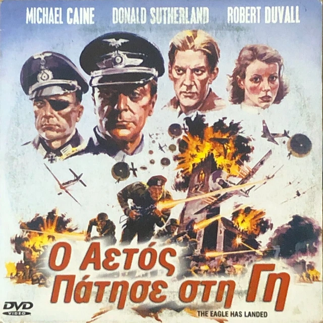 The Eagle Has Landed DVD - Thrilling War Movie with Michael Caine, 1976, PAL 2