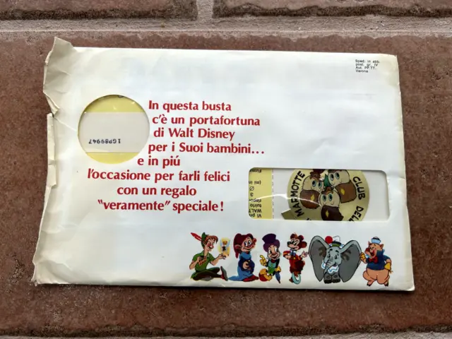Old Envelope Keeper Walt Disney Mondadori Envelope