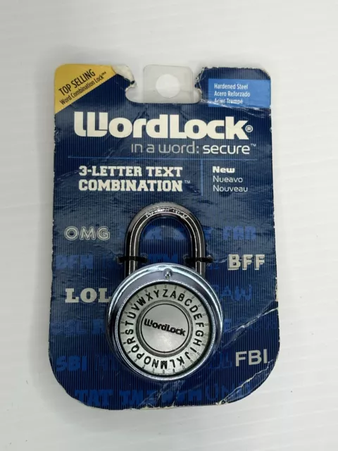 Wordlock Text Word Padlock Hardened Steel For School