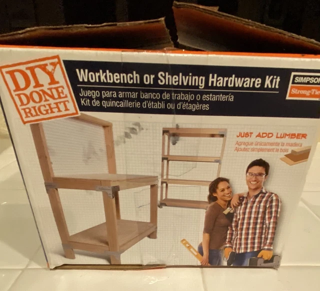 STRONGTIE DIY WORKBENCH Or Shelving Hardware Kit Simpson . 39.99
