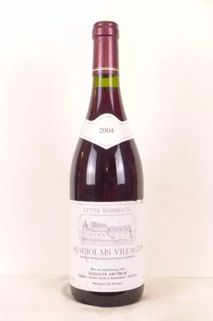 beaujolais-villages auguste antonin cuvée bertrand rouge 2004