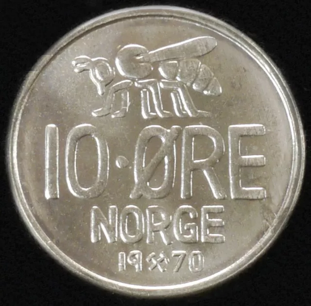 Norway 10 Ore 1959 to 1973 (Choose the year) KM411 (GLIC-003E)