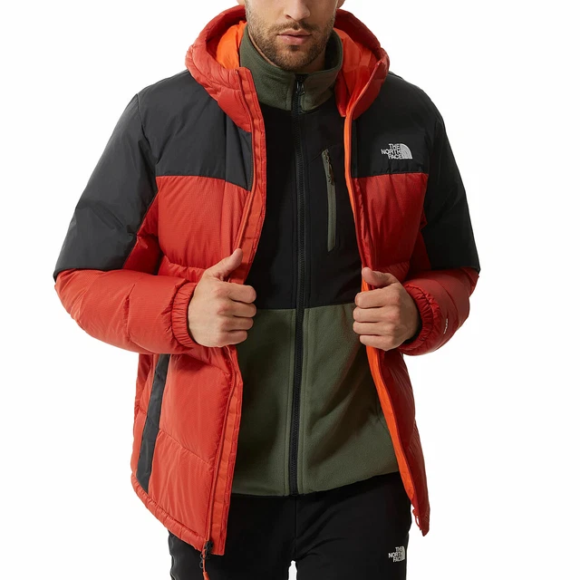 The North Face Piumino Diablo da Uomo con Cappuccio Down Arancione NF0A4M9LT97