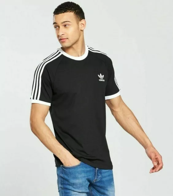 Mens Adidas T Shirt Retro California Embroided Casual Tee SALE ✅ Gift