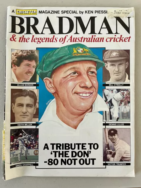 Cricket Collectable Vintage Magazine Bradman & The Legends of Australian Cricket