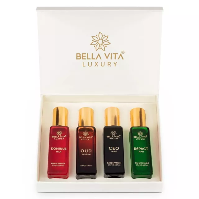 Bella Vita Luxury Man coffret cadeau de parfum pour homme 4x20 ml