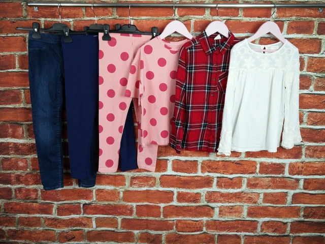 Girl Bundle Age 6-7 Years H&M M&S Zara Next Jegging Legging Shirt Pj's Top 122Cm