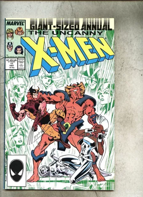 X-Men Annual #11-1987 fn+ Alan Davis 1st Horde