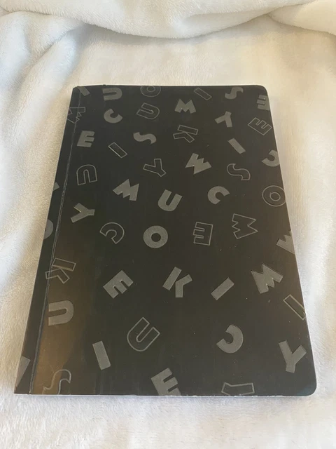 Disney Mickey Mouse Notebook, Black Soft Cover 5.75" x 8.25" Lined