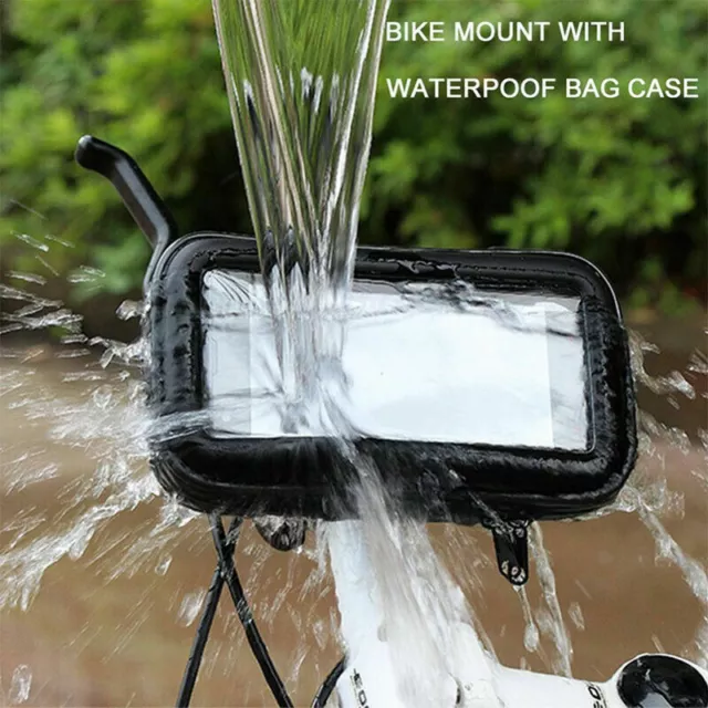 360 Bicycle Bike Pouch Cover Waterproof Ride Mount Holder Case For Mobiles Phone 2