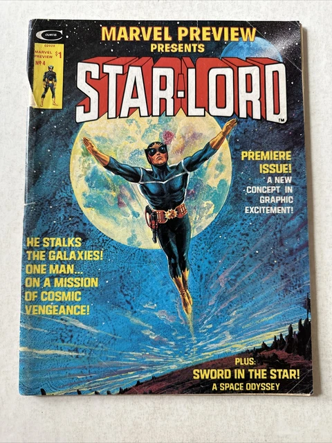 Marvel Preview #4 presents 1st STARLORD Guardians of the Galaxy 1976 Englehart