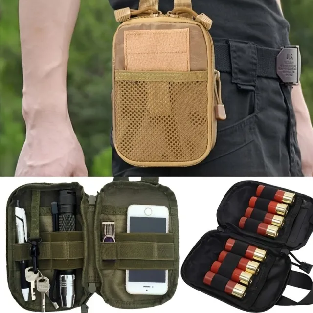 Tactical MOLLE Outdoor EDC Pouch Military Fanny Waist Belt Pack Phone Bag Pocket