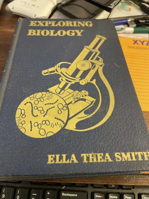 EXTREMELY RARE  "Exploring Biology" by Ella Thea Smith 1938 1st Edition