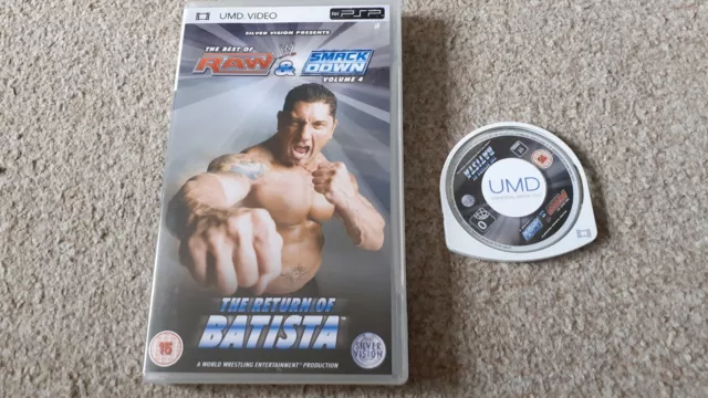 Sony PSP film UMD smackdown vs raw volume 4 return of batista