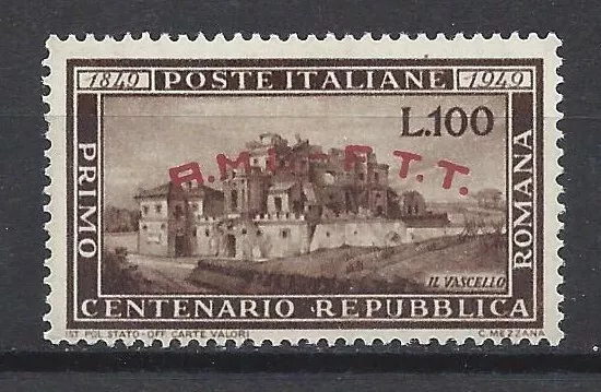 TRIESTE A 1949 Republica Romana MNH** (010)