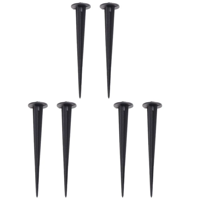 6 Pcs Prise De Terre En Aluminium Piquets Sol Lumière Jardin